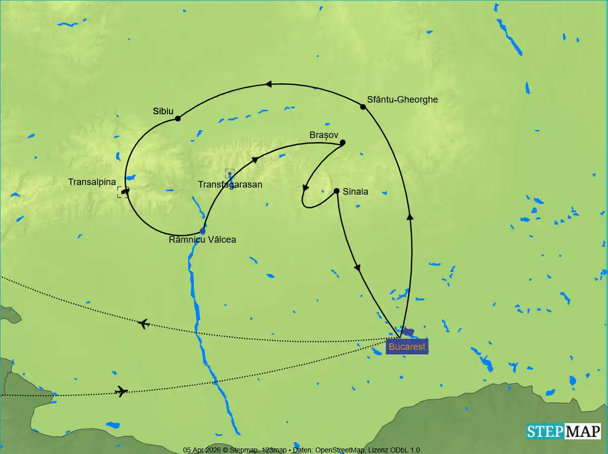 F5FR-map carte du voyage Uhambo Zulu