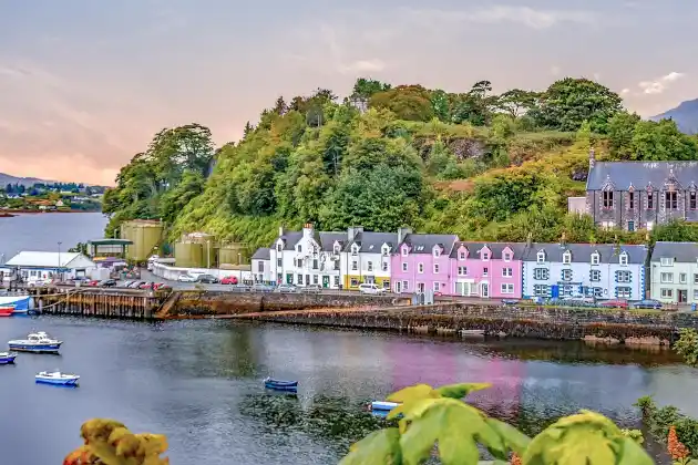 Maisons colorées de Portree