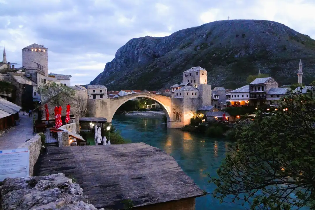 Stari Most, le pont de Mostar en Bosnie-Herzégovine
