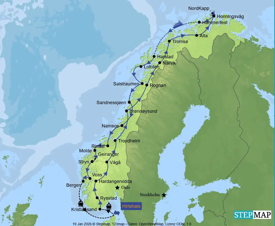 G7MS-map Carte du road trip to wales