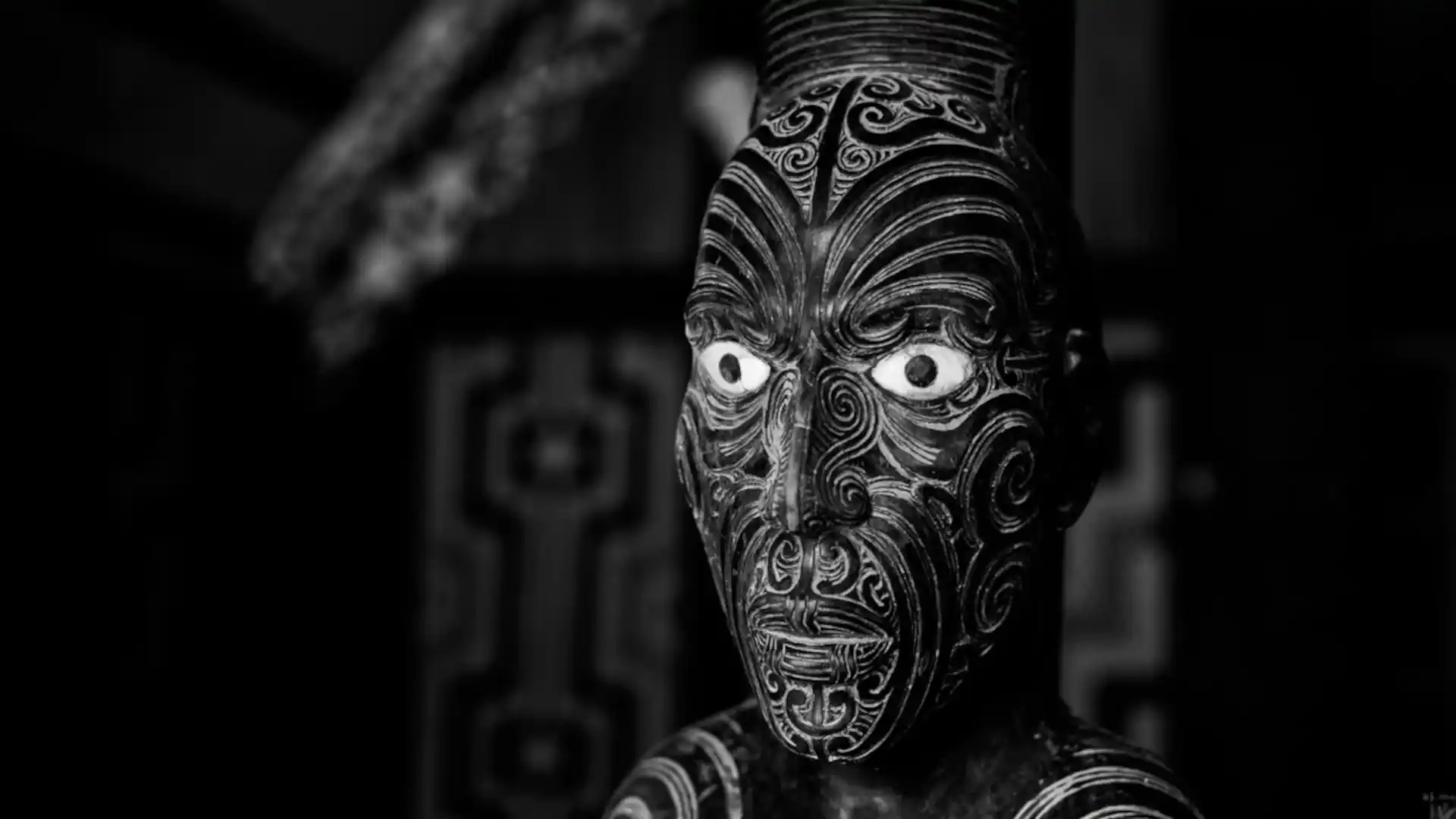 Masque maori