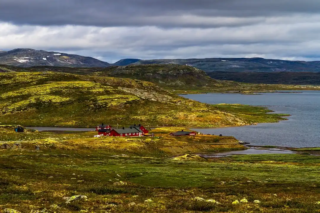 Paysages du trondelag en Norvège