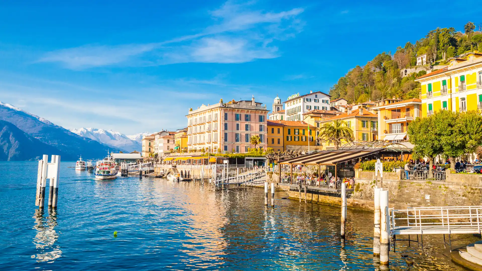 Bellagio, au bord du lac de Côme en Italie