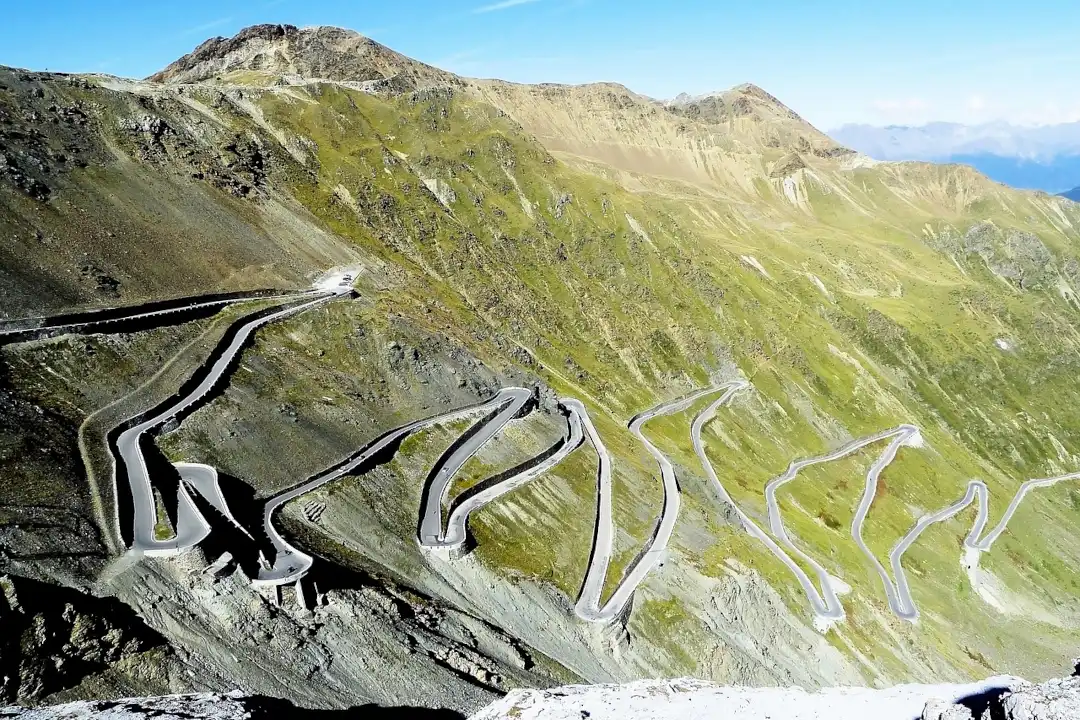 Les lacets du col du Stelvio